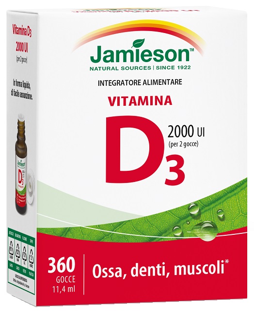 JAMIESON VITAMINA D GOCCE 11,4 ML - Farmacia Murachelli Di Putelli dr. Giovanni