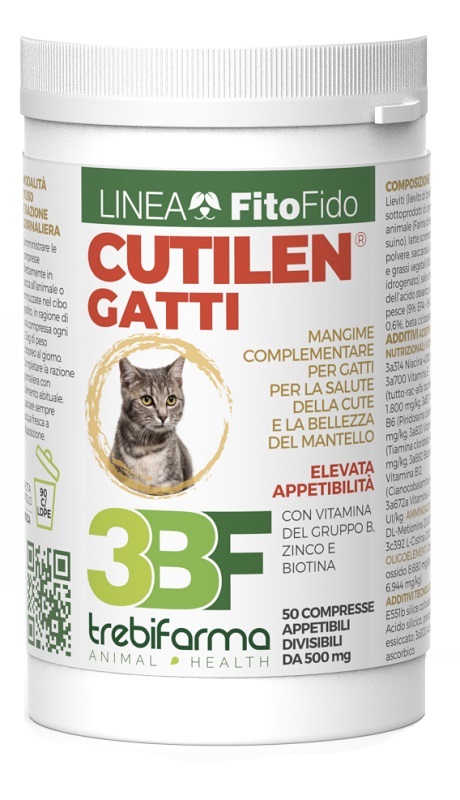CUTILEN GATTI 50 COMPRESSE BARATTOLO 25 G - Farmacia Murachelli Di Putelli dr. Giovanni