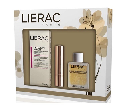 LIERAC COFANETTO DI NATALE EXCLUISVE SERUM 30 ML HYDRA CHRONO + LABBRA ORO + HUILE SENSORIELLE 15 ML IN OMAGGIO - Farmacia Murachelli Di Putelli dr. Giovanni