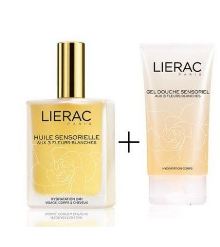 LIERAC COFANETTO DI NATALE HUILE SENSORIELLE 15 ML + GEL DOUCHE SENSORIEL 75 ML - Farmacia Murachelli Di Putelli dr. Giovanni