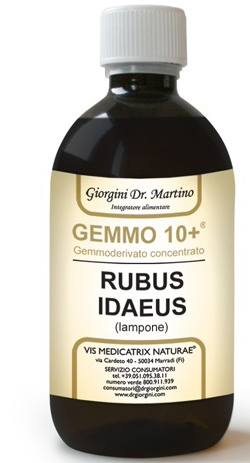 GEMMO 10+ GEMMODERIVATO CONCENTRATO LIQUIDO ANALCOLICO RUBUS IDEAUS LAMPONE 500 ML - Farmacia Murachelli Di Putelli dr. Giovanni