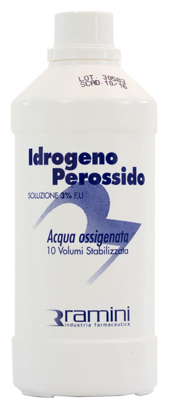 PEROSSIDO D'IDROGENO FU SOLUZIONE 3% 10 VOLUMI 200 ML - Farmacia Murachelli Di Putelli dr. Giovanni
