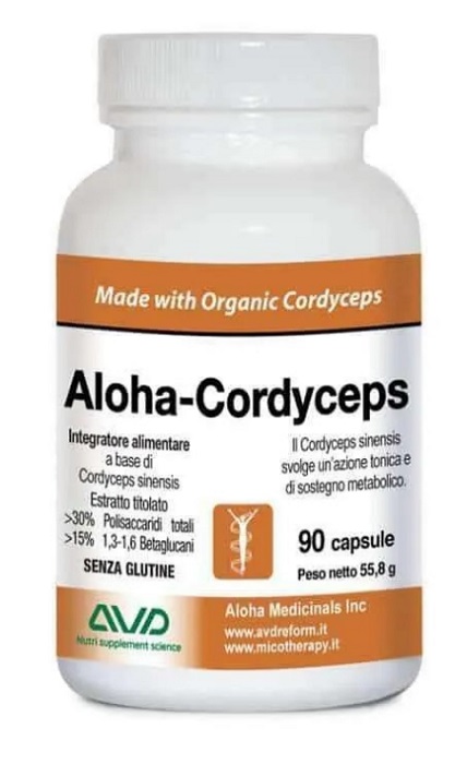 ALOHA CORDYCEPS 90 CAPSULE - Farmacia Murachelli Di Putelli dr. Giovanni