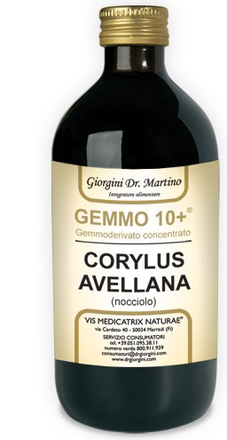 GEMMO 10+ NOCCIOLO 500 ML LIQUIDO ANALCOLICO - Farmacia Murachelli Di Putelli dr. Giovanni