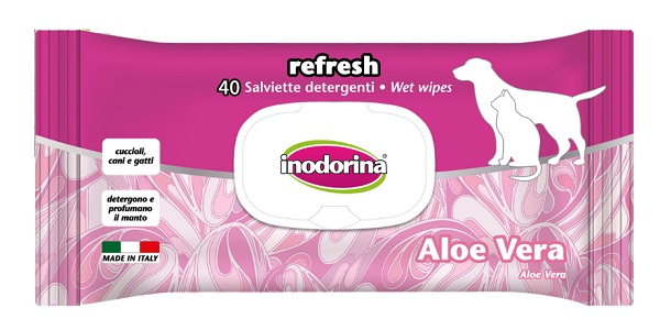 SALVIETTE ALOE VERA INODORINA 40 PEZZI - Farmacia Murachelli Di Putelli dr. Giovanni