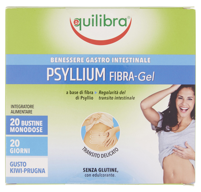 PSYLLIUM FIBRA GEL GUSTO KIWI PRUGNA 20 BUSTINE MONODOSE - Farmacia Murachelli Di Putelli dr. Giovanni