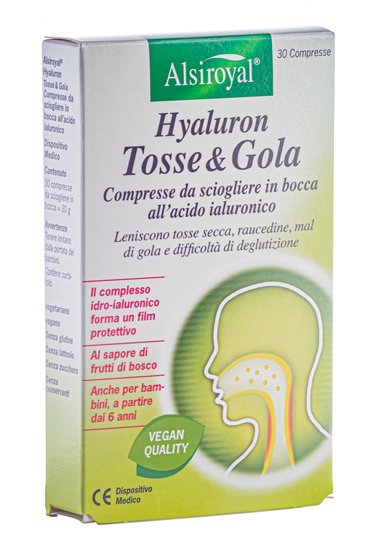 HYALURON TOSSE & GOLA 30 COMPRESSE N - Farmacia Murachelli Di Putelli dr. Giovanni