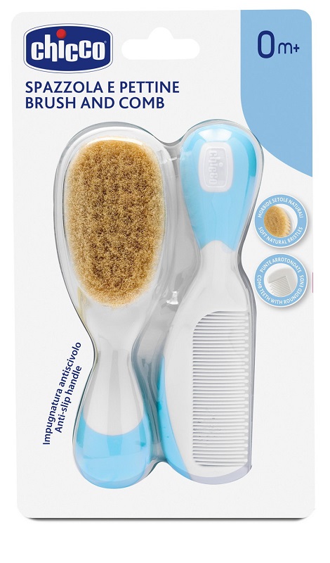 CHICCO SPAZZOLA + PETTINE AZZURRO - Farmacia Murachelli Di Putelli dr. Giovanni