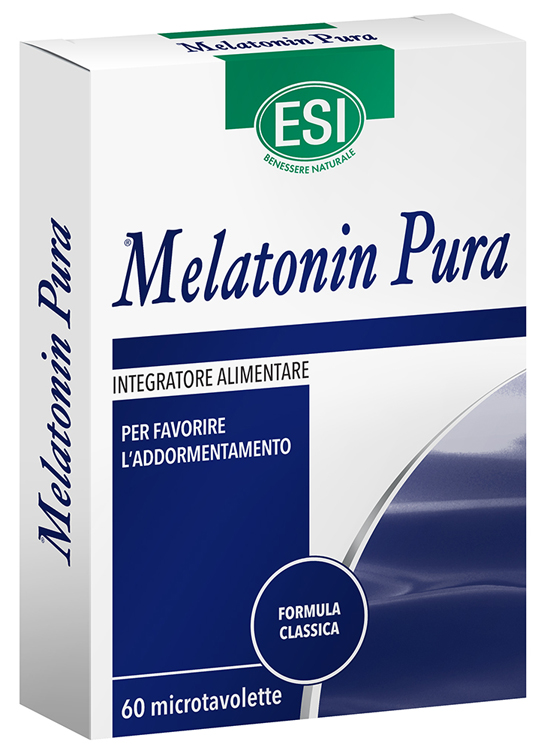 ESI MELATONIN PURA 60 MICROTAVOLETTE - Farmacia Murachelli Di Putelli dr. Giovanni