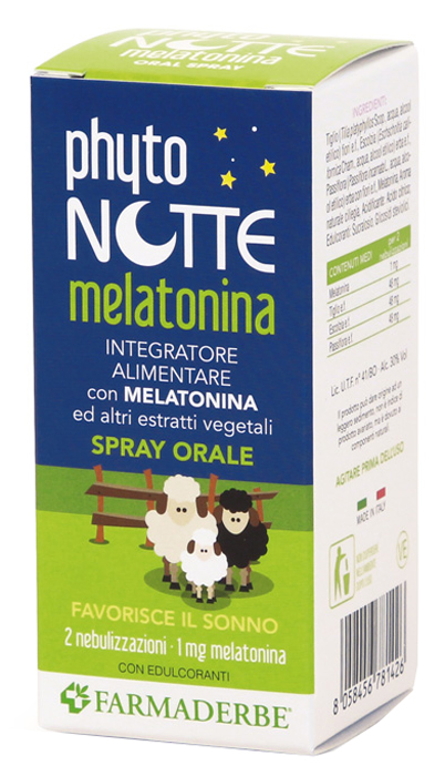 PHYTO NOTTE MELATONINA SPRAY ORALE 30 ML - Farmacia Murachelli Di Putelli dr. Giovanni