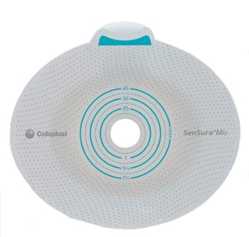 PLACCA PER UROSTOMIA COLOSTOMIA ILEOSTOMIA SENSURA MIO CLICK SISTEMA A DUE PEZZI FLANGIA 70 MM FORO RITAGLIABILE 10-65 MM 5 PEZZI - Farmacia Murachelli Di Putelli dr. Giovanni