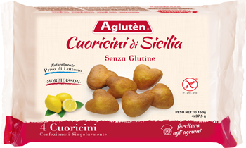 AGLUTEN CUORICINI DI SICILIA 4 X 37,5 G - Farmacia Murachelli Di Putelli dr. Giovanni