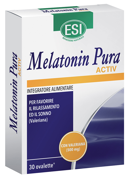 ESI MELATONIN PURA ACTIV 30 OVALETTE - Farmacia Murachelli Di Putelli dr. Giovanni