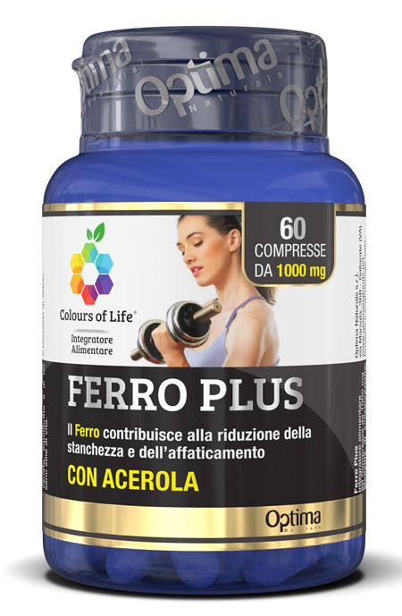 COLOURS OF LIFE FERRO PLUS 60 COMPRESSE 1000 MG - Farmacia Murachelli Di Putelli dr. Giovanni