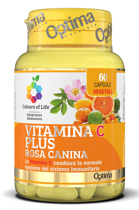 COLOURS OF LIFE VITAMINA C PLUS ROSA CANINA 60 CAPSULE VEGETALI 724 MG - Farmacia Murachelli Di Putelli dr. Giovanni