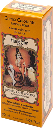 HENNE NUANCE BIONDO RAME DORATO CREMA HENNE COLOR CREMA COLORANTE PRONTA ALL'USO - Farmacia Murachelli Di Putelli dr. Giovanni