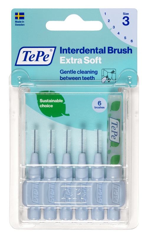 TEPE SCOVOLINO XSOFT BLU 0,6 MM 6 PEZZI - Farmacia Murachelli Di Putelli dr. Giovanni