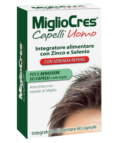 MIGLIOCRES UOMO 60 CAPSULE - Farmacia Murachelli Di Putelli dr. Giovanni