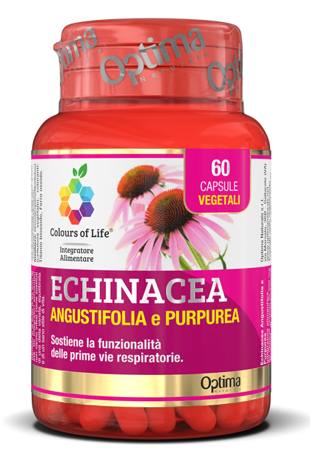 COLOURS OF LIFE ECHINACEA 60 CAPSULE VEGETALI 500 MG - Farmacia Murachelli Di Putelli dr. Giovanni