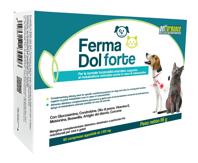 PETFORMANCE FERMA DOL FORTE 60 COMPRESSE - Farmacia Murachelli Di Putelli dr. Giovanni