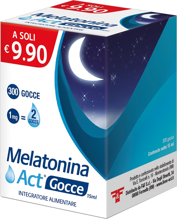 MELATONINA ACT GOCCE 15 ML - Farmacia Murachelli Di Putelli dr. Giovanni