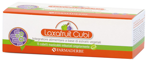 LAXAFRUIT 15 CUBETTI MASTICABILI 150 G - Farmacia Murachelli Di Putelli dr. Giovanni
