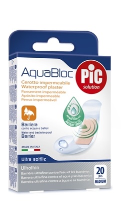 CEROTTO PIC AQUABLOC 19X72MM ANTIBATTERICO 20 PEZZI - Farmacia Murachelli Di Putelli dr. Giovanni