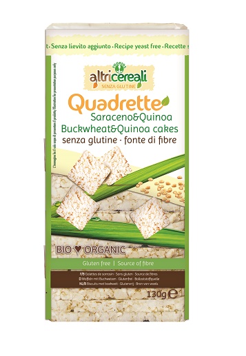 ALTRICEREALI QUADRETTE SARACENO E QUINOA BIO 130 G - Farmacia Murachelli Di Putelli dr. Giovanni