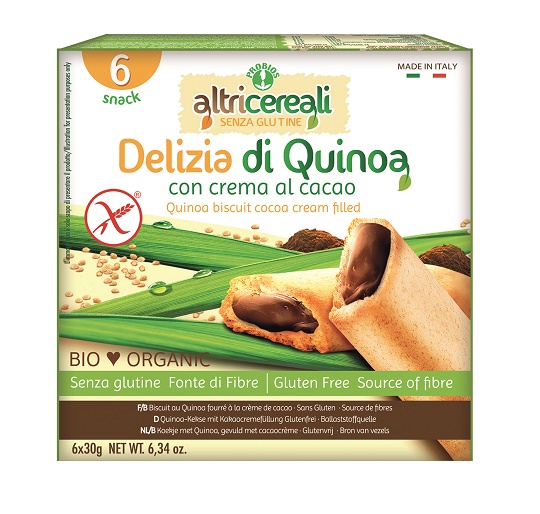 ALTRICEREALI DELIZIA QUINOA CON CREMA DI CACAO BIO 180 G - Farmacia Murachelli Di Putelli dr. Giovanni