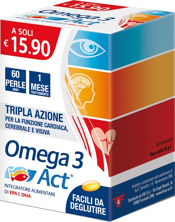 OMEGA 3 ACT 540MG 60 PERLE MINI - Farmacia Murachelli Di Putelli dr. Giovanni
