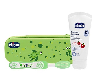 CHICCO SET DENTALE VERDE CON FLUORO - Farmacia Murachelli Di Putelli dr. Giovanni