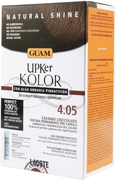 GUAM UPKER KOLOR TINTA CAPELLI 4,05 CASTANO CIOCCOLATO CON ALGA UNDARIA PINNATIFIDA - Farmacia Murachelli Di Putelli dr. Giovanni