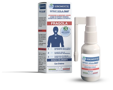 SIROMUCIL 3 AZIONI SPRAY GOLA FAST 15 ML - Farmacia Murachelli Di Putelli dr. Giovanni