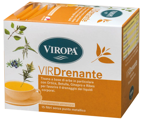 VIROPA DRENANTE TISANA 15 BUSTINE - Farmacia Murachelli Di Putelli dr. Giovanni
