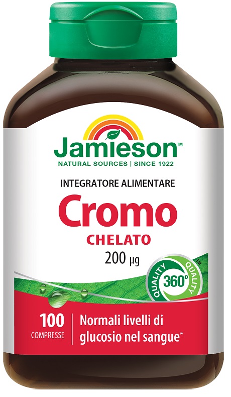 JAMIESON CROMO CHELATO 100 COMPRESSE - Farmacia Murachelli Di Putelli dr. Giovanni