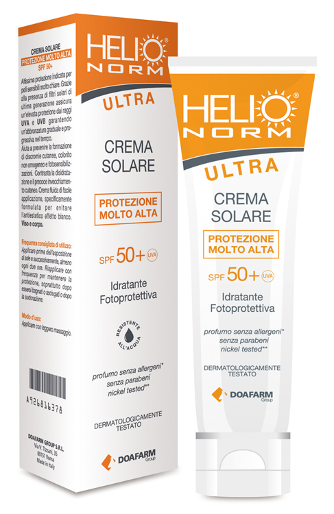 HELIO NORM ULTRA CREMA SOLARE SPF 50+ 100 ML - Farmacia Murachelli Di Putelli dr. Giovanni