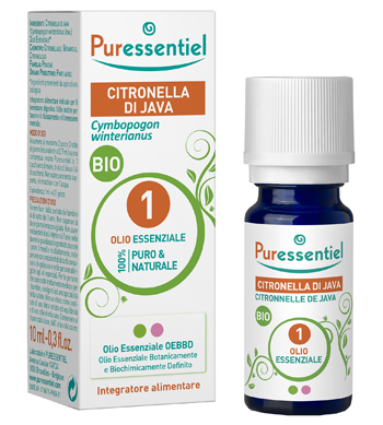 PURESSENTIEL CITRONELLA OLIO ESSENZIALE BIO 10 ML - Farmacia Murachelli Di Putelli dr. Giovanni