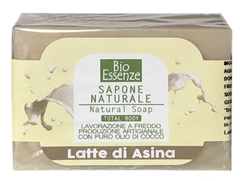 BIO ESSENZE SAPONE NATURALE LATTE DI ASINA 100 G - Farmacia Murachelli Di Putelli dr. Giovanni