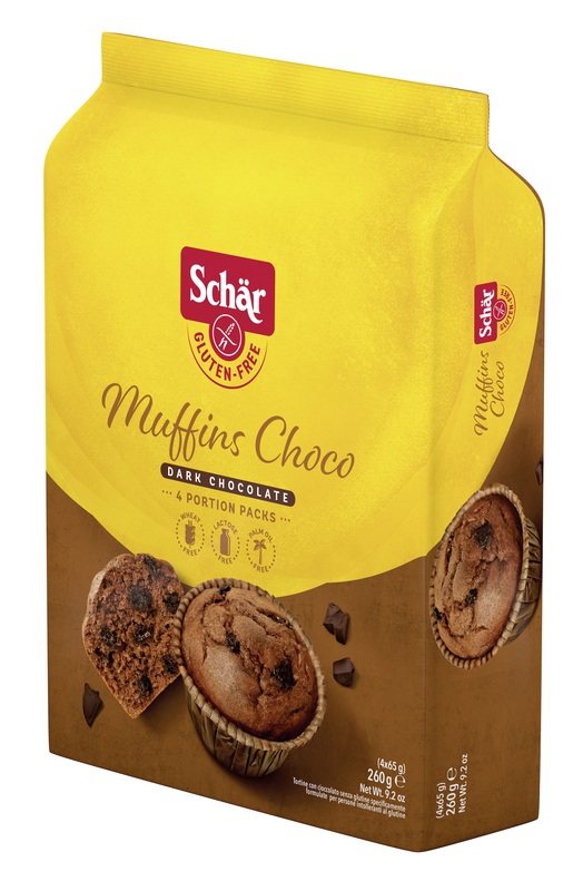 SCHAR MUFFINS CHOCO TORTINE CON CIOCCOLATO FONDENTE 4 PORZIOI DA 65 G - Farmacia Murachelli Di Putelli dr. Giovanni