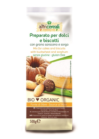 ALTRICEREALI PREPARATO PER DOLCI CON GRANO SARACENO E SORGO 500 G SENZA UOVA - Farmacia Murachelli Di Putelli dr. Giovanni