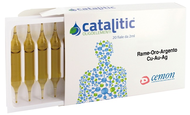 CATALITIC OLIGOELEMENTI RAME ORO ARGENTO CU-AU-AG 20 AMPOLLE - Farmacia Murachelli Di Putelli dr. Giovanni