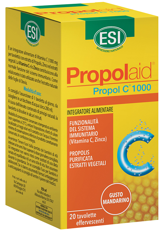 ESI PROPOLAID C 1000 20 TAVOLETTE EFFERVESCENTI - Farmacia Murachelli Di Putelli dr. Giovanni