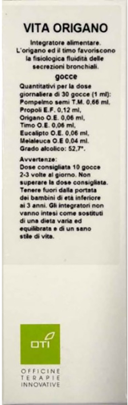 VITA ORIGANO GOCCE 30ML - Farmacia Murachelli Di Putelli dr. Giovanni