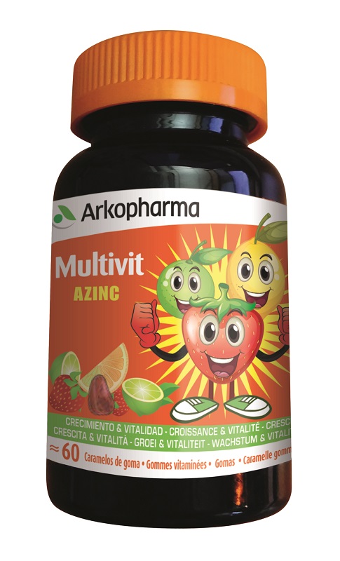 ARKOVITAL MULTIVIT AZINC 60 CARAMELLE GOMMOSE ALLA FRUTTA - Farmacia Murachelli Di Putelli dr. Giovanni