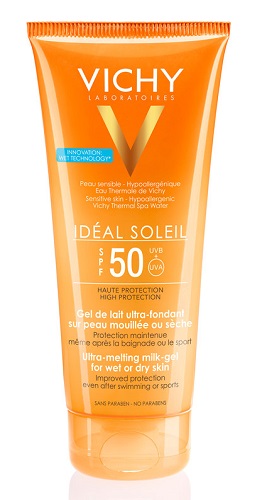 IDEAL SOLEIL GEL WET CORPO SPF50 200 ML - Farmacia Murachelli Di Putelli dr. Giovanni