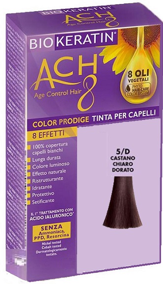 BIOKERATIN ACH8 COLOR PRODIGE 5/D CASTANO CHIARO DORATO - Farmacia Murachelli Di Putelli dr. Giovanni