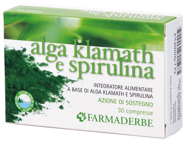 ALGA KLAMATH E SPIRULINA 30 COMPRESSE - Farmacia Murachelli Di Putelli dr. Giovanni