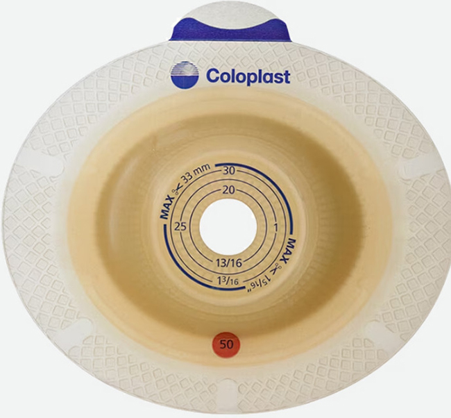 PLACCA PER UROSTOMIA SISTEMA A 2 PEZZI SENSURA XPRO CONVEX LIGHT FORO RITAGLIABILE 15-23MM FLANGIA 40MM 5 PEZZI - Farmacia Murachelli Di Putelli dr. Giovanni