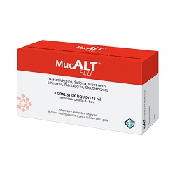 MUCALT FLU 8 ORAL STICK MONODOSE - Farmacia Murachelli Di Putelli dr. Giovanni
