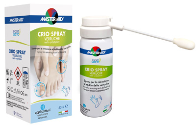 CRIO SPRAY VERRUCHE MASTER-AID FOOTCARE 50 ML E1 - Farmacia Murachelli Di Putelli dr. Giovanni